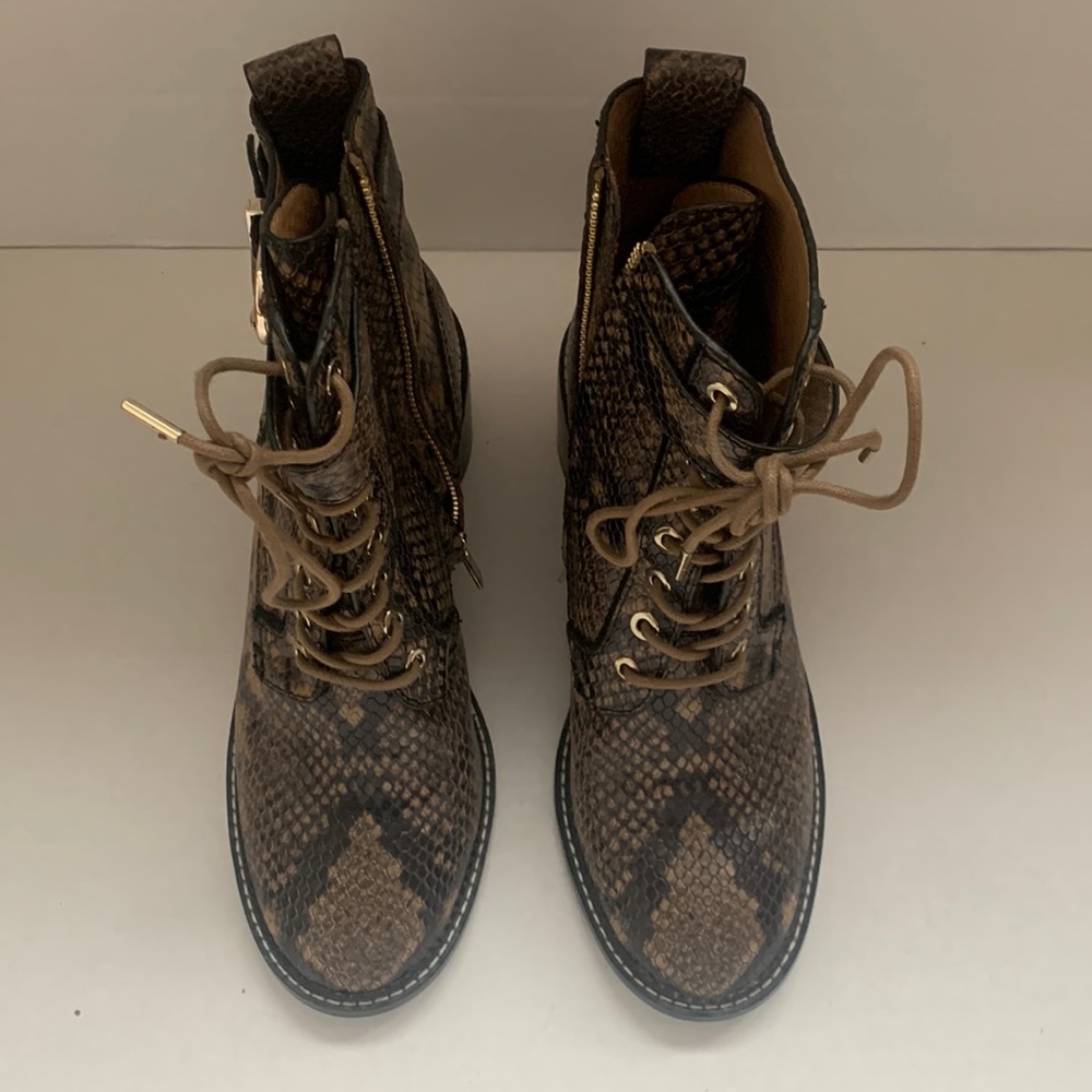 Joie Python Print Bootie